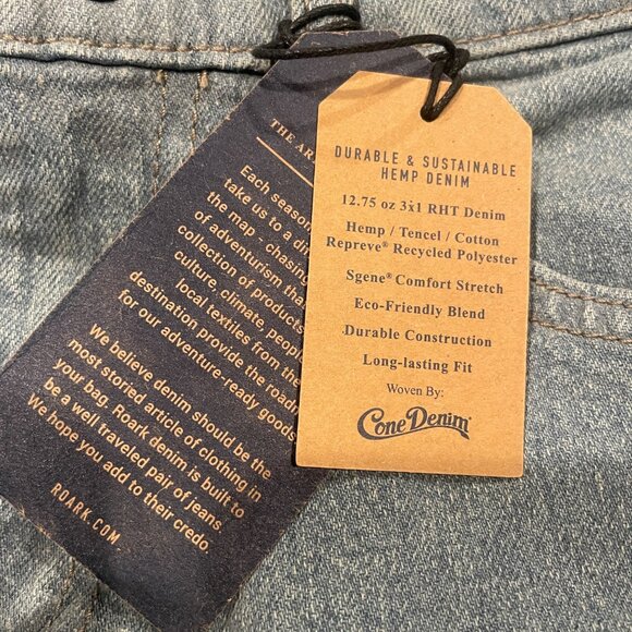 NWT Roark 28x32 Straight Fit Jeans Hwy 128 Denim Smokey Blue Tapered Stitch Fix - Picture 6 of 10